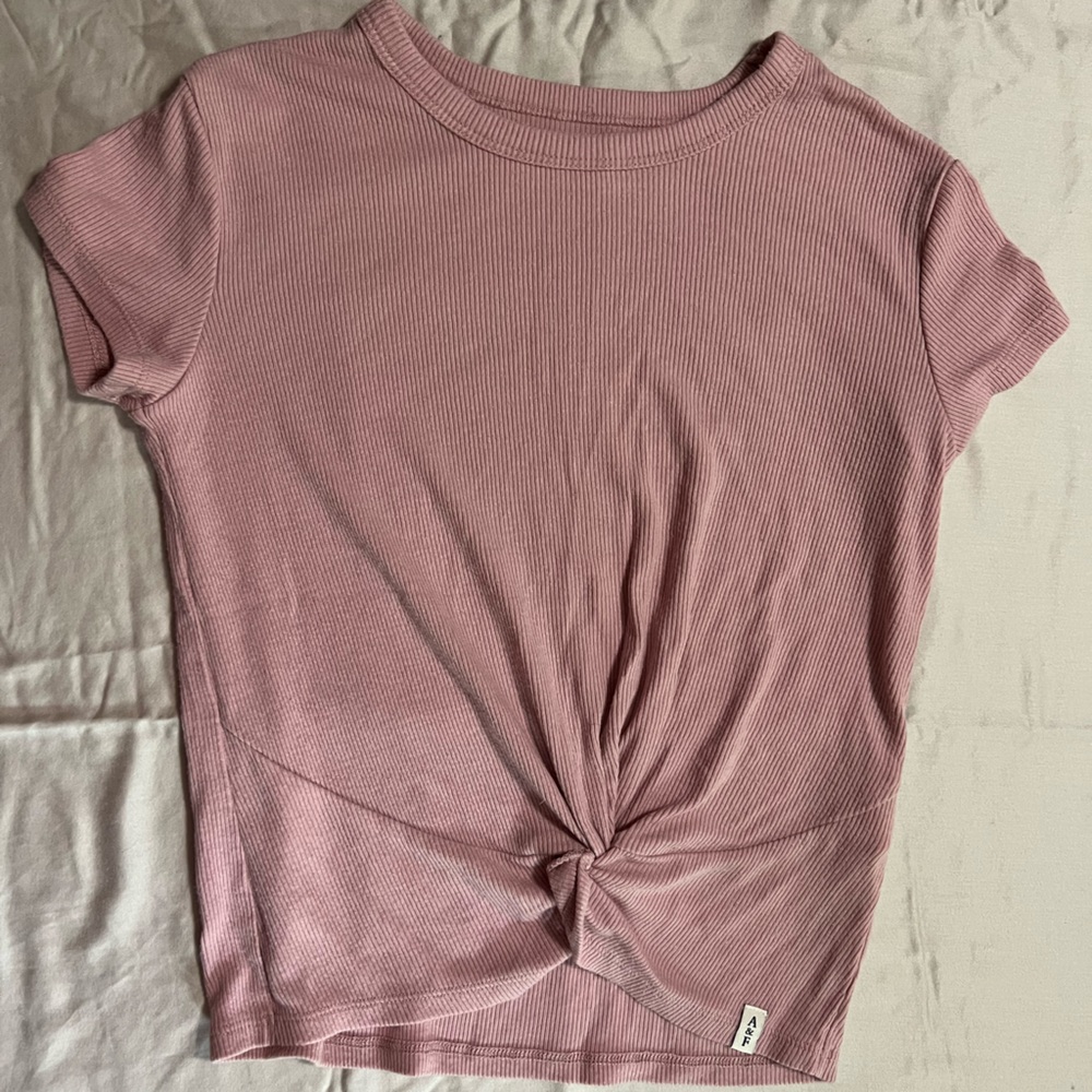 A&F Girls twist front SS. NWOT. Sz 7/8